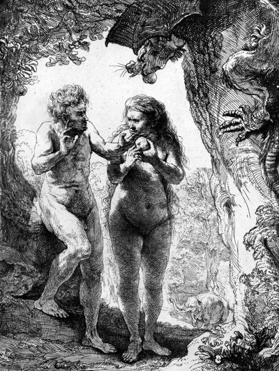 Adam und Eva, 1638 von Rembrandt van Rijn